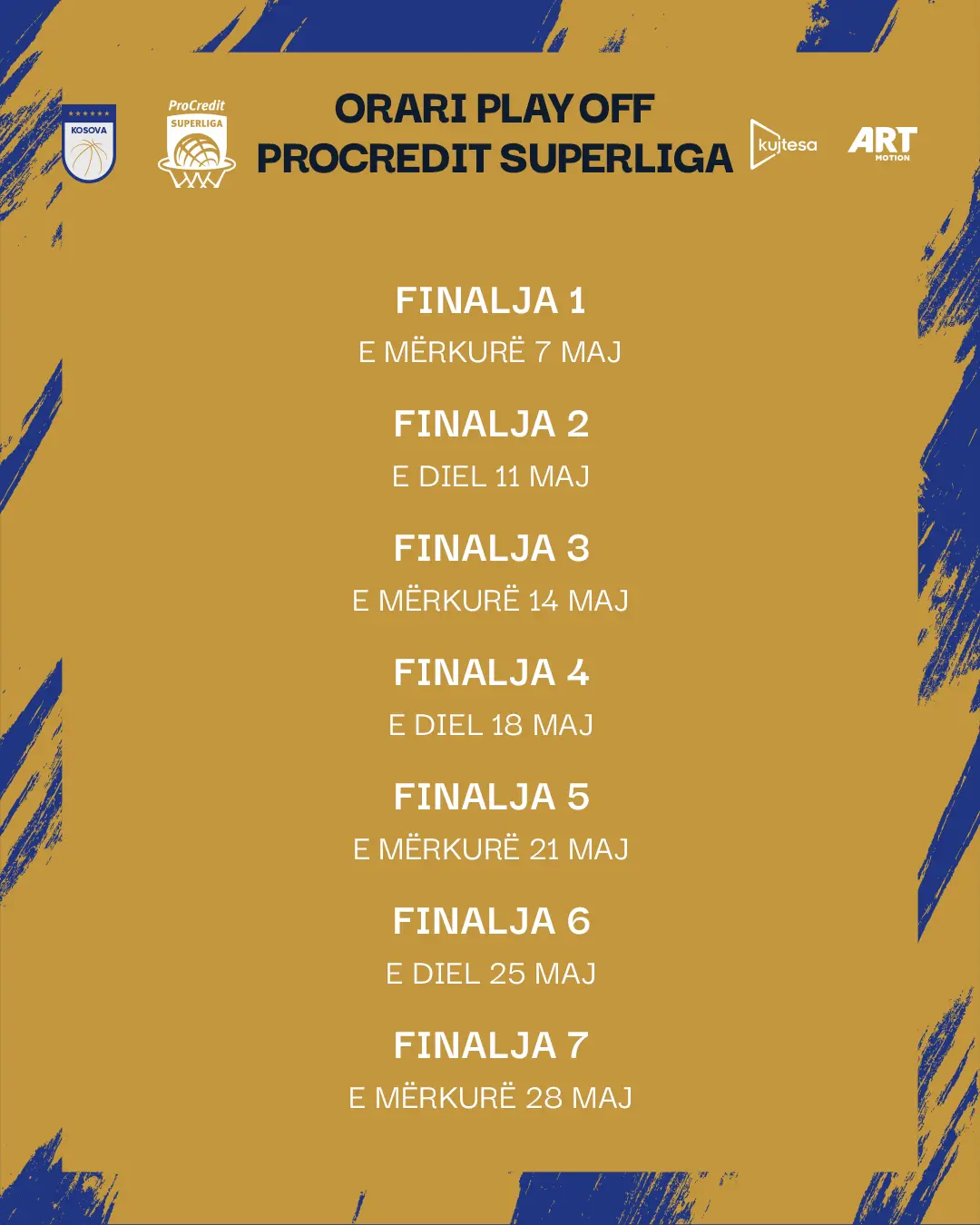 Orari i “Play-off” ProCredit Superligës